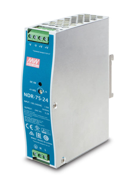 EAN 4711605283311 - PLANET PWR-75-24 unidad de fuente de alimentación 75 W Azul, Gris imagen 1