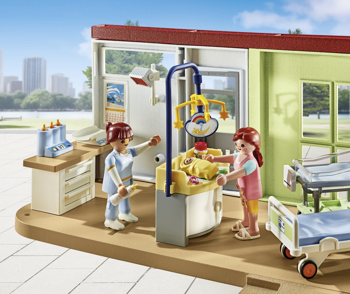Playmobil 71616 Action Heroes Pabellón De Maternidad, Juguete De Construcción 71616