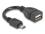 EAN 4043619830183 - DeLOCK 83018 cable USB USB 2.0 0,11 m Micro-USB B USB A Negro imagen 2