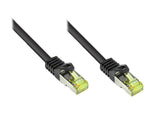 Goodconnections Rj45 Cable De Red Mit Cat. 7 Rohcable Und Rastnasenschutz (), S Ftp, Pimf, Halogenfrei, 500mhz, Ofc, Schwarz, 50m,