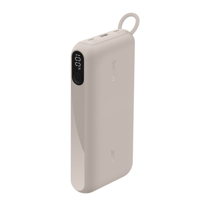 Belkin 20k Pd20w Power Bank With Display Sand