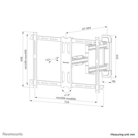 EAN 8717371448875 - Neomounts WL40S-850BL16 soporte para TV 177,8 cm (70") Negro imagen 20