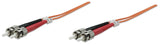 Cable Intellinet 1m St/St De Fibra Óptica E Infiniband Naranja