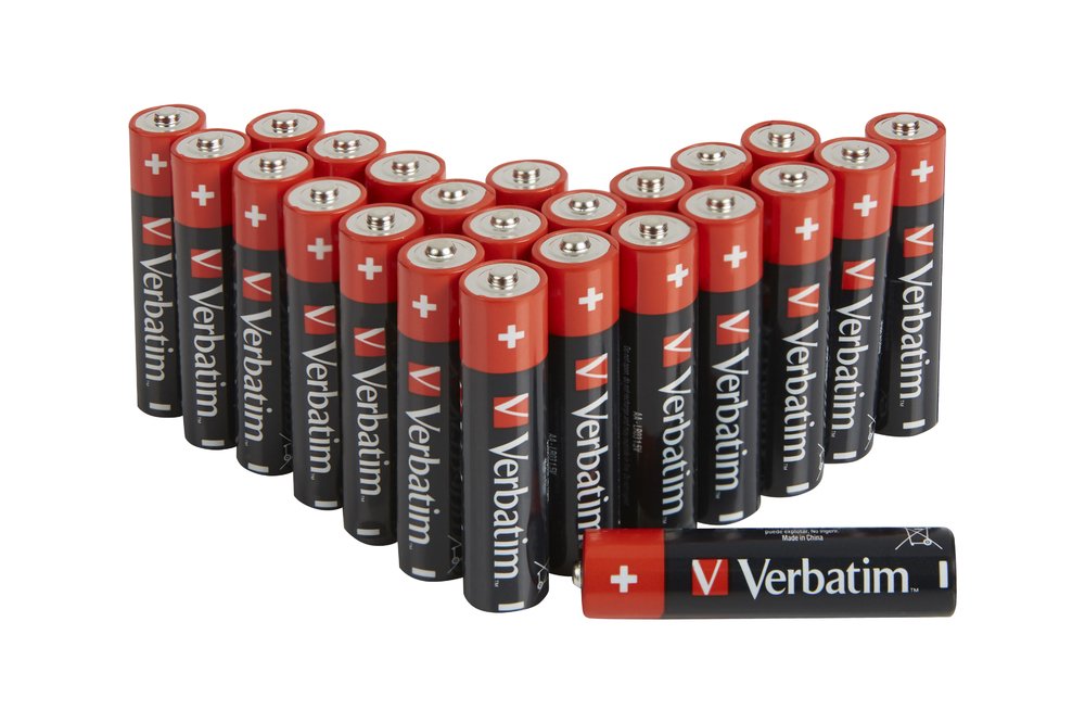 1x24 Verbatim Alcalinas Pilas Mignon Aa Lr6   49505