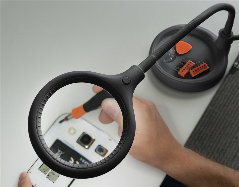 Lupa 6w 480lm 100mmx 30led Stand/Klemm S