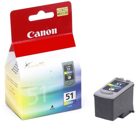EAN 4960999273464 - Canon CL-51 cartucho de tinta 1 pieza(s) Original Alto rendimiento (XL) Cian, Magenta, Amarillo imagen 1