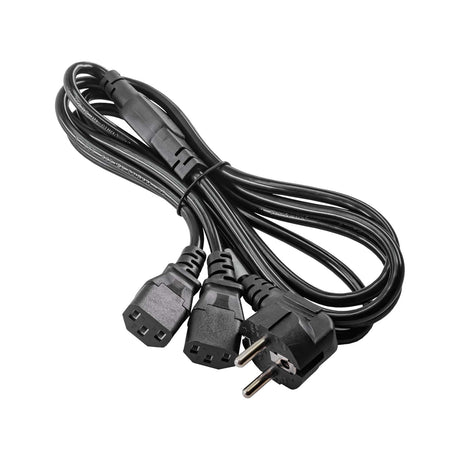 EAN 5901720130730 - Akyga AK-PC-04A cable de transmisión Negro 1,8 m CEE7/7 Acoplador C13 2 x imagen 1