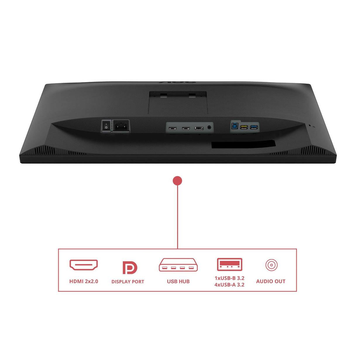 Monitor Aoc  27" U27e3uf 16:09 2xhdmi+Dp+Usb 4k Lift Negro