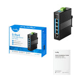 EAN 6971690792190 - Cudy 5-Port 10/100 Mbps Industrial PoE+ Switch, IF1005P 2.0 Fast Ethernet (10/100) Energía sobre Ethernet imagen 3