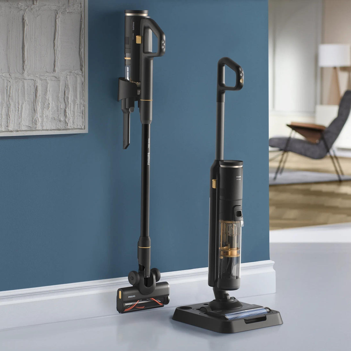 Vacuum Cleaner Philips Xw7264/11 Dry&Wet 3-In-1 Stick Vacuum Black Bagless Battery  4.5 Kg Xw7264/11