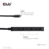 EAN 8719214473174 - CLUB3D CSV-1553 hub de interfaz USB Tipo C Negro imagen 7