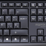 EAN 8435099535287 - Approx APPMX420B teclado Ratón incluido Hogar / Oficina RF inalámbrico QWERTY Español Negro imagen 5