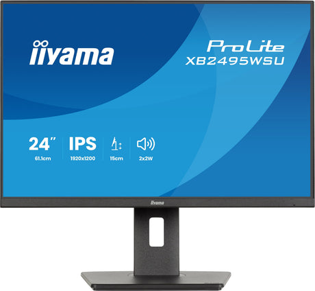 EAN 4948570127641 - iiyama ProLite XB2495WSU-B1 pantalla para PC 61,2 cm (24.1") 1920 x 1200 Pixeles WUXGA LCD Negro imagen 3