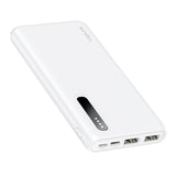 Bateria Externa Power Bank   8000, 2x Usb-A,  Blanco Logilink