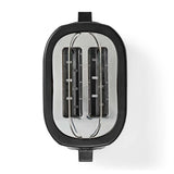 EAN 5412810336272 - Nedis KABT300EAL tostadora 7 2 rebanada(s) 1000 W Aluminio, Negro imagen 6