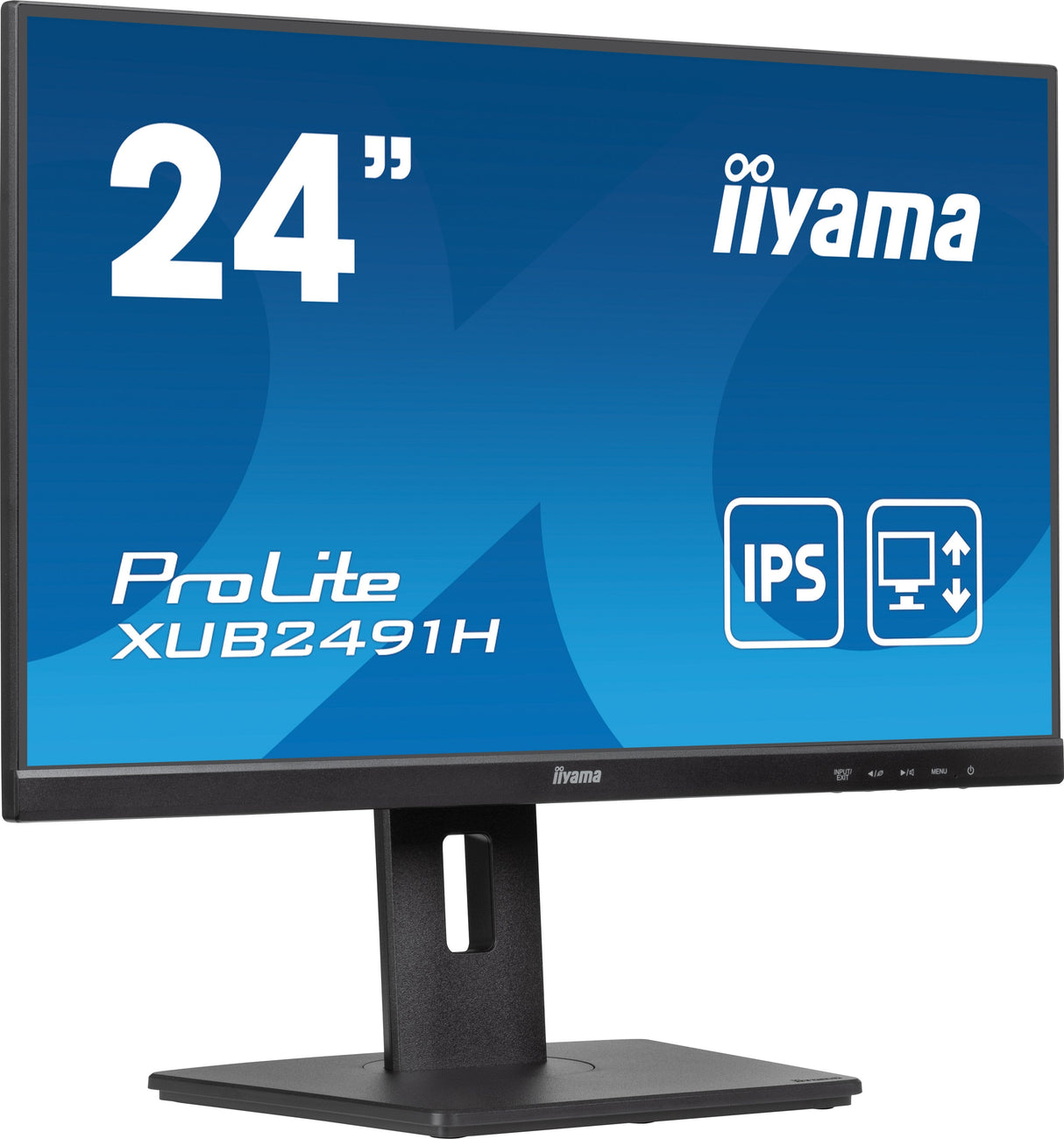 Monitor Iiyama 24", Panel Ips, 100hz, Hdmi, Display Ports. (No Altavoces). Regulable.