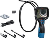 Cámara De Inspección Bosch Professional Gic 12v-5-27 C Professional, 12 Voltios Azul/Negro, Sin Batería Ni Cargador, Funcionamiento Con Batería