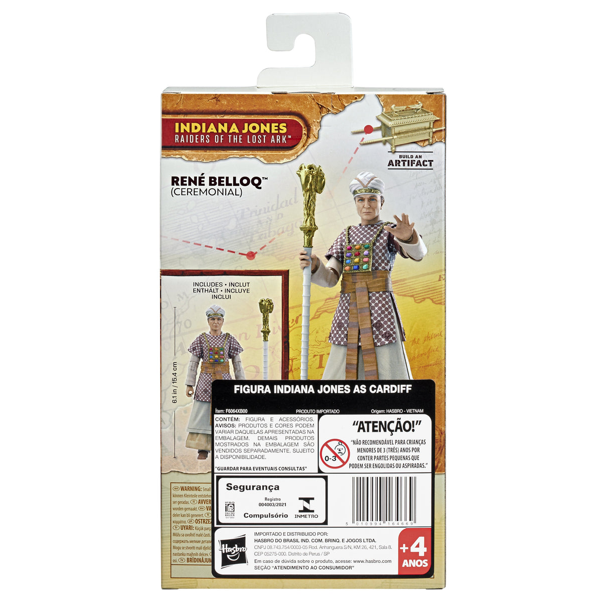Figura Rene Belloq En Busca Del Arca Perdida Indiana Jones 15cm