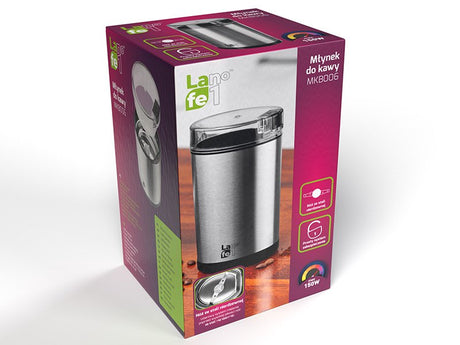 EAN 5907512867082 - Lafe LAFMKA46869 molinillo de café 150 W Acero inoxidable imagen 6