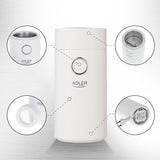Molinillo  Adler Ad 4446ws  De Café 150 W Blanco