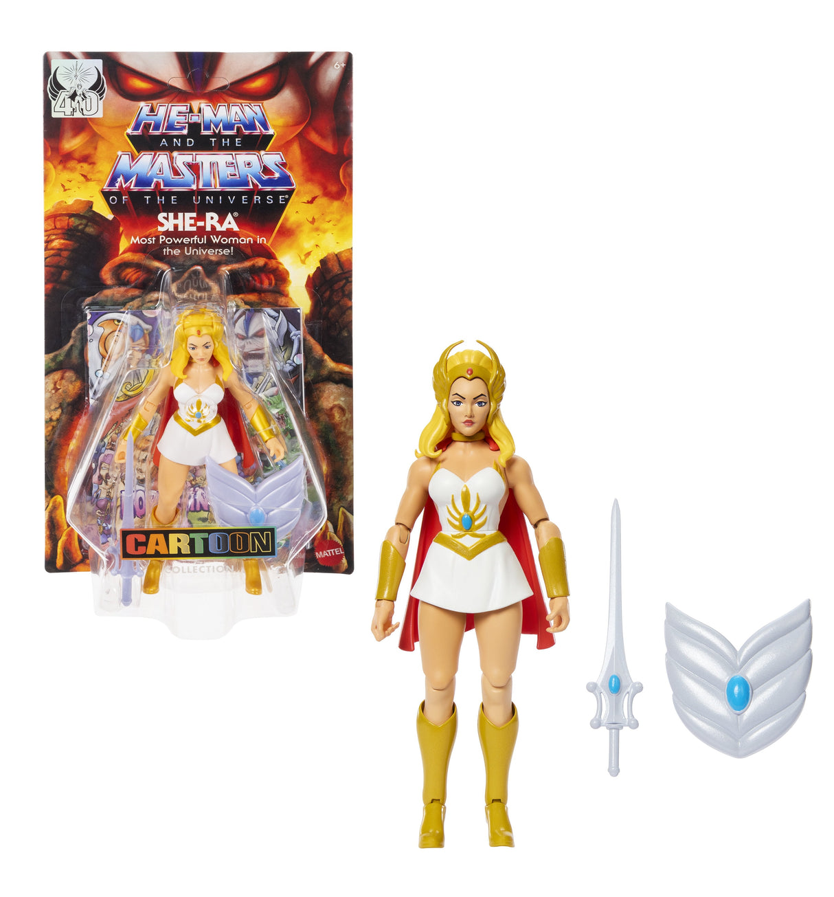 Mattel Masters Of The Universe Origins Cartoon Collection She-Ra, Figura De Juguete   Jbm76