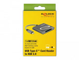 EAN 4043619917464 - DeLOCK 91746 lector de tarjeta USB 3.2 Gen 1 (3.1 Gen 1) Type-C Antracita imagen 3