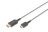 EAN 4016032391326 - Digitus DB-330121-020-S cable HDMI 2 m HDMI Type C (Mini) Negro imagen 1
