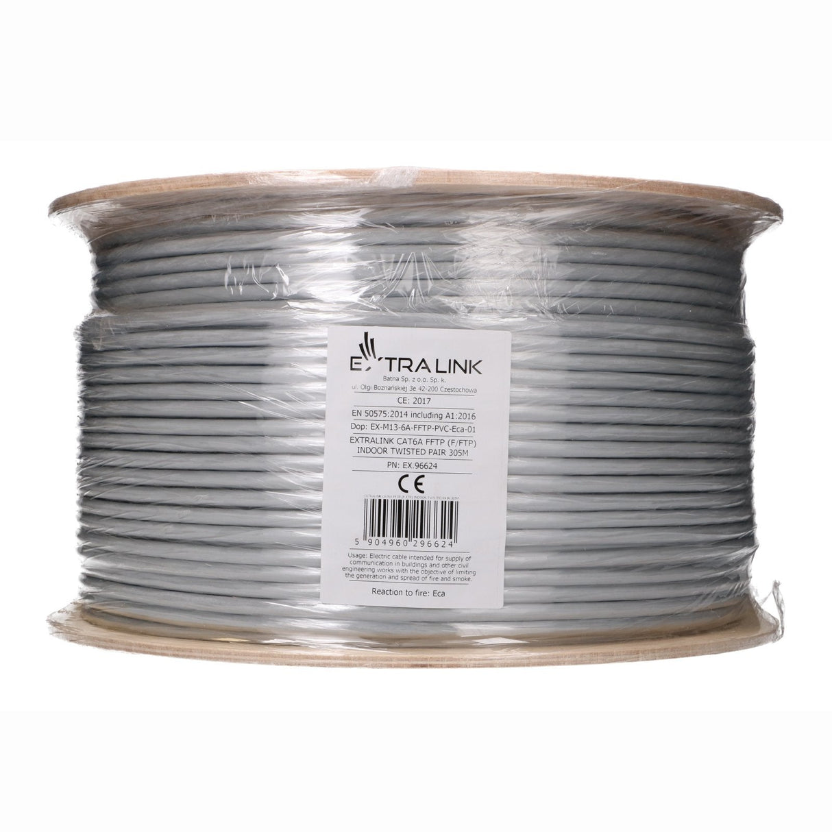 Extralink Cat6a Fftp (F Ftp) Innen  Netzwerkcable Twisted Pair  305m