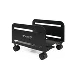 Tooq Soporte De Suelo Con Ruedas Para Cpu De 119-209mm De Ancho - Peso Max 10kg - Negro