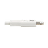 Tripp Lite M102-003-Wh Cable De Sincronización Y Carga Usb C A Lightning, Certificado Mfi - Usb 2.0, M/M, Blanco, 0.91 M