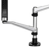 EAN 0065030863759 - StarTech.com ARMDUAL30 soporte para monitor 76,2 cm (30") Escritorio Negro, Plata imagen 4