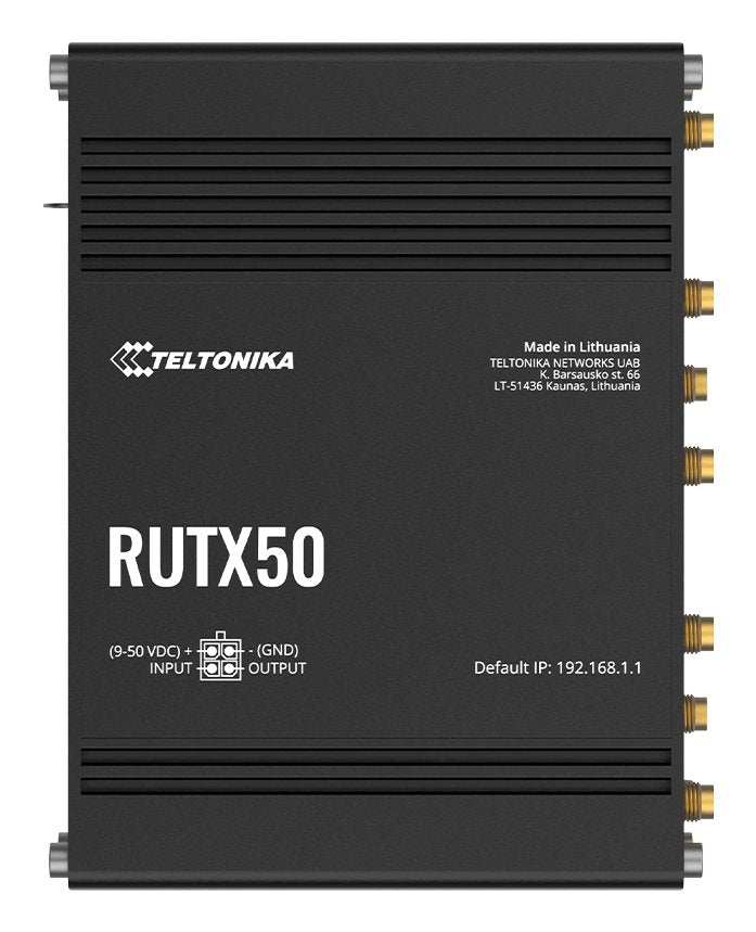 EAN 4779051844524 - Teltonika RUTX50 router inalámbrico Gigabit Ethernet Doble banda (2,4 GHz / 5 GHz) imagen 1