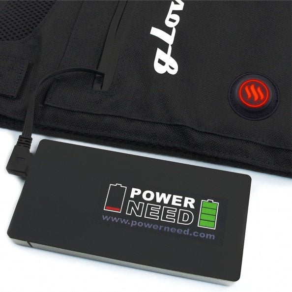 Glovii - Universelle Akku Beheizte Weste, Grössen: Uni Chaleco De Protección Esquiar, Snowboard Unisex Poliéster Negro