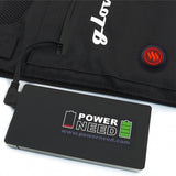 Glovii - Universelle Akku Beheizte Weste, Grössen: Uni Chaleco De Protección Esquiar, Snowboard Unisex Poliéster Negro