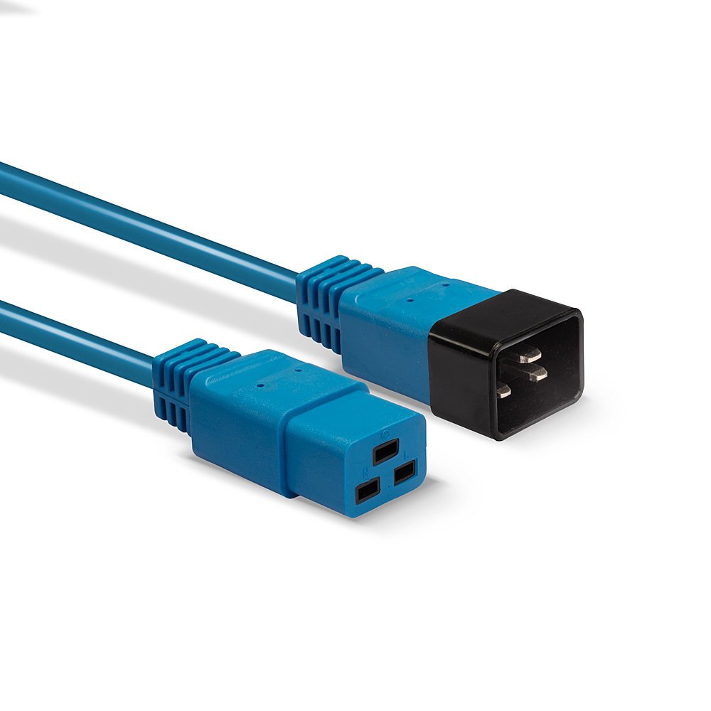 EAN 4002888301206 - Lindy 30120 cable de transmisión Azul 1 m C19 acoplador C20 acoplador imagen 3