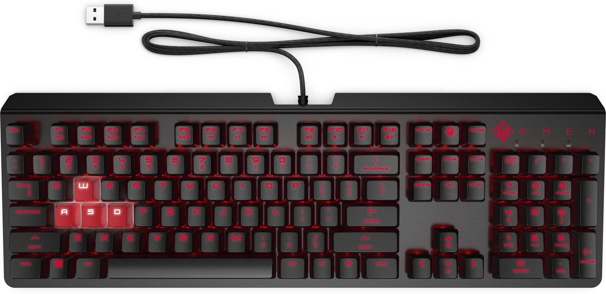 Hp Encoder Gaming Red Keyboard