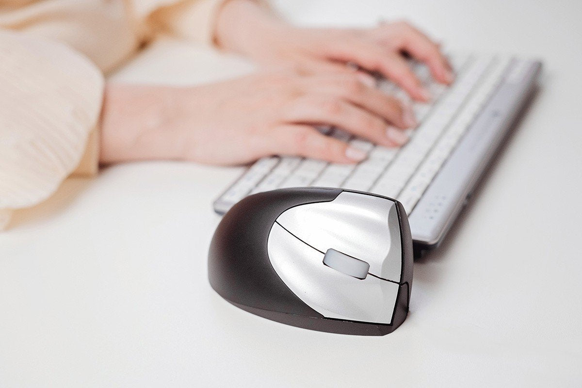 Bakkerelkhuizen Handshake Mouse Inalámbrico Para Zurdos