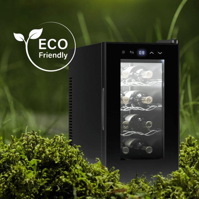 EAN 8435484027076 - Cecotec GrandSommelier 830 Nevera de vino termoeléctrico Independiente Negro 8 botella(s) imagen 9