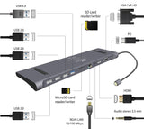 EAN 8716309124287 - Gembird A-CM-COMBO11-01 base para portátil y replicador de puertos Alámbrico USB 3.2 Gen 1 (3.1 Gen 1) Ty imagen 3