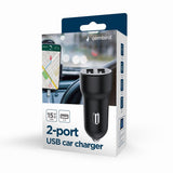 Mobile Charger Car Usb 2port/Ta-Uc-2a15-Car-01 Gembird