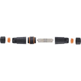 Conector Exterior Inline Cat.6a Resistente Al Agua Ip68