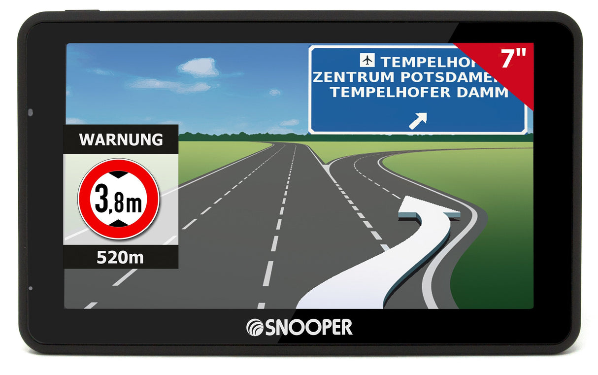 Snooper Ventura Pro S6900 Navegador Fijo 17,8 Cm (7") Lcd Pantalla Táctil 322 G Negro