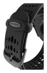 Decoded Silicone Ares O Strap For Apple Watch 44/46/49mm Black