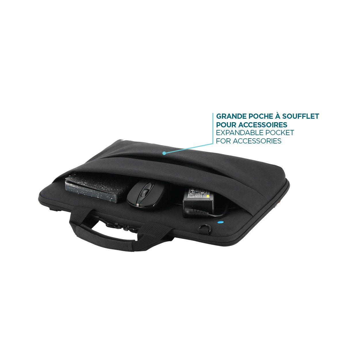 Mobilis Theone Rugged Case Clamshell 12.5-14'' - Negro