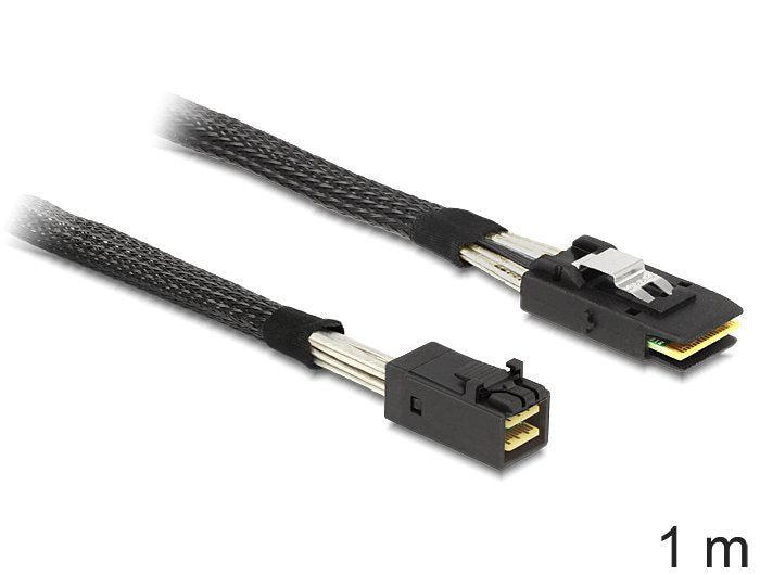 EAN 4043619833894 - DeLOCK 83389 cable Serial Attached SCSI (SAS) 1 m Negro imagen 1