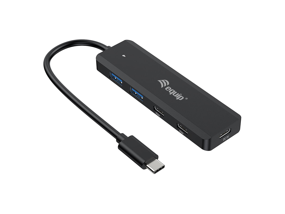 Equip Hub Usb De 4 Puertos 3.2 C->2x Usb-C, 2x Usb-A O Interruptor De Fuente De Alimentación