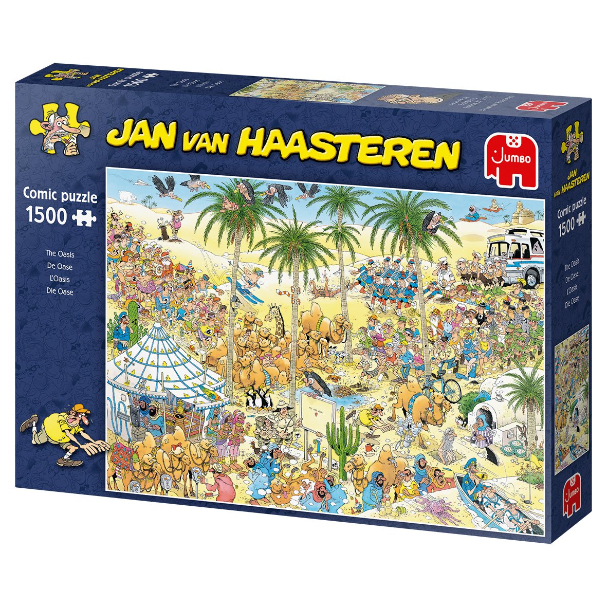 Jan Van Haasteren The Oasis 1500pcs Puzzle Rompecabezas 1500 Pieza(S) Cómics