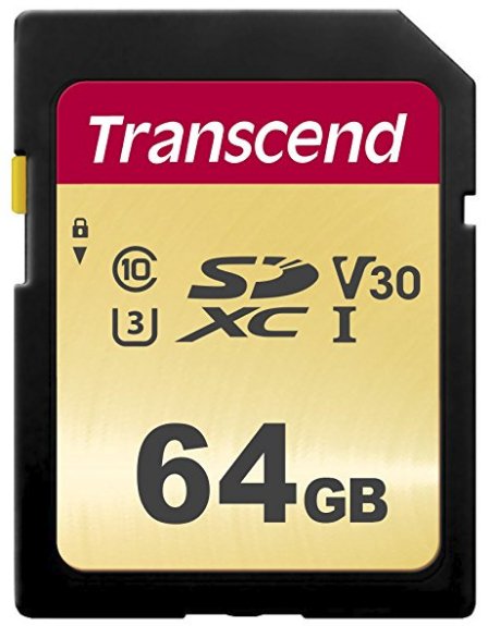 Transcend 64gb, Uhs-I, Sd Memoria Flash Clase 10