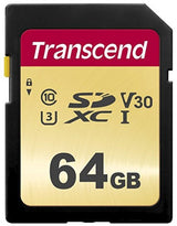 Transcend 64gb, Uhs-I, Sd Memoria Flash Clase 10