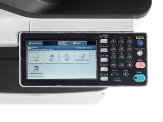 Oki 09006108 Mc883dnct Mfp A3 Led Color 2 Bandejas De Papel Y Armario Base
